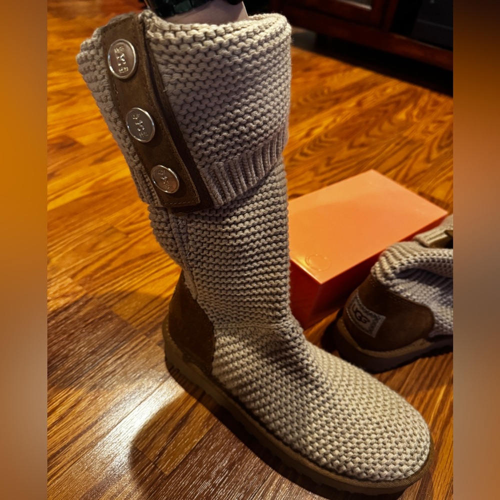 Knit UGG boots